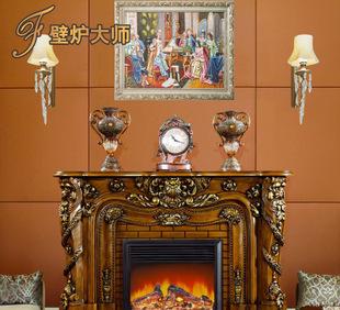 仏山家具高級彫刻欧風ペーチカ木造彫りペーチカ材のアメリカン飾り暖炉