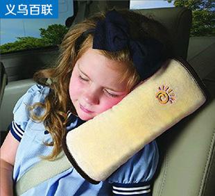 자동차 안전 벨트 어깨받이 노란색 자동차 어린이 어깨받이 베개 안전벨트 안전벨트 채 39-1B587