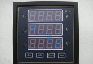 XY194U-3K4 삼상 6 사각형 기수법 전압 측정 계기 -V 교류 전압계 80*80