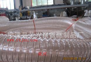 宁津PU鋼線の風管、PUスプリングホース、PUワイヤらせん管、PUワイヤーフレーム管