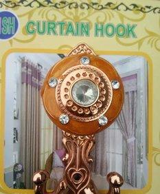 Creative new bedroom curtain hook hook hook six are selling doors and windows accessories wholesale drilling