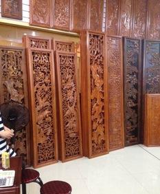 3D wood wood relief decorative board European antique mahogany carvings background TV background murals