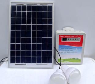 Solar lighting system for household solar power generation equipment