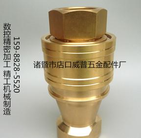 6 spot wholesale KZD low brass hydraulic joint close type hydraulic quick connector